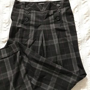 Express Editor Plaid Dress Pants